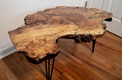 Live Edge coffee table by The Outer Ring